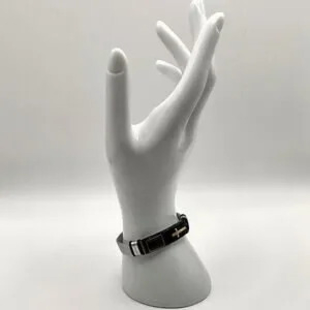 Modern Christian Bracelet Stainless Watch Buckle Valentines Birthday Gift New!